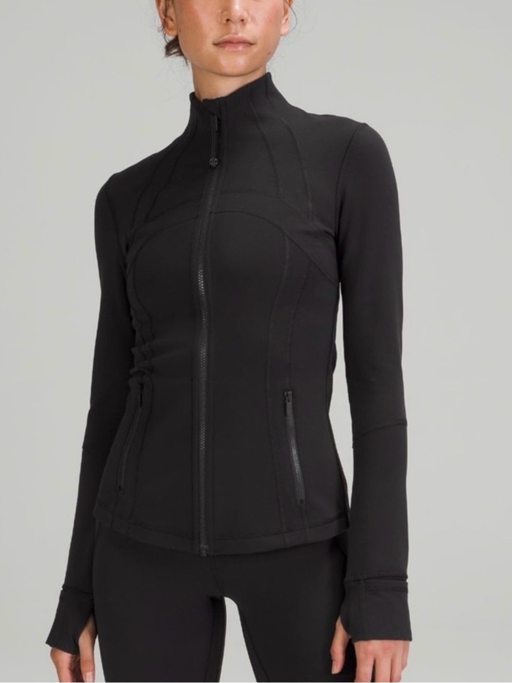 lululemon athletica Black Full-Zip Sculpting Jacket